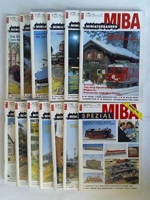 Image du vendeur pour Die fhrende deutsche Modellbahnzeitschrift - 45. Jahrgang 1993, Heft 1 bis 12 sowie 1 MIBA Spezial-Ausgabe Messe 1993. Zusammen 13 Hefte mis en vente par Celler Versandantiquariat