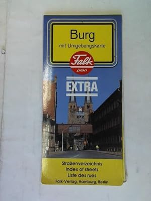Image du vendeur pour Burg mit Umgebungskarte mit Straenverzeichnis mis en vente par Celler Versandantiquariat