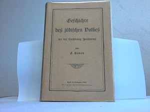 Bild des Verkufers fr Geschichte des jdischen Volkes seit der Zerstrung Jerusalems zum Verkauf von Celler Versandantiquariat