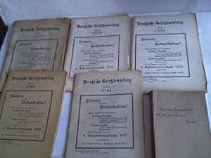 Bild des Verkufers fr Jahrgang 1937 - 1941. 5 Hefte zum Verkauf von Celler Versandantiquariat
