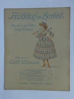 Bild des Verkufers fr Potpourri aus der Operette: Frhling im Herbst von Willy Walzer zum Verkauf von Celler Versandantiquariat