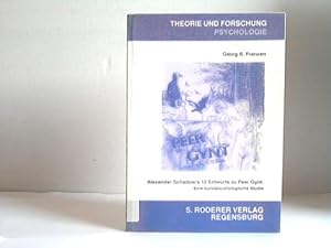 Bild des Verkufers fr Alexander Schadow's 12 Entwrfe zu Peer Gynt. Eine kunstpsychologische Studie zum Verkauf von Celler Versandantiquariat