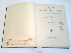 Seller image for Archiv fr Elektrotechnik. XLIII: Band. 2 Jahrgnge in einem for sale by Celler Versandantiquariat
