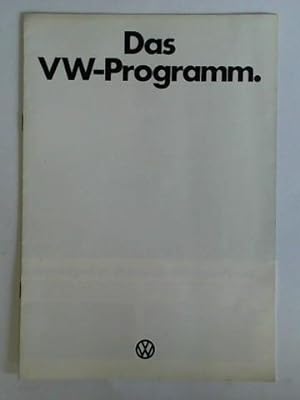Image du vendeur pour Das Volkswagen Programm (8/73) mis en vente par Celler Versandantiquariat