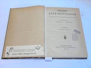 Seller image for Archiv fr Elektrotechnik. XLII. Band. 2 Jahrgnge in einem for sale by Celler Versandantiquariat