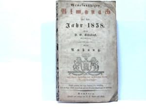 Image du vendeur pour Auf das Jahr 1858. Von F.E. Schuback. Nebst Anhang mis en vente par Celler Versandantiquariat