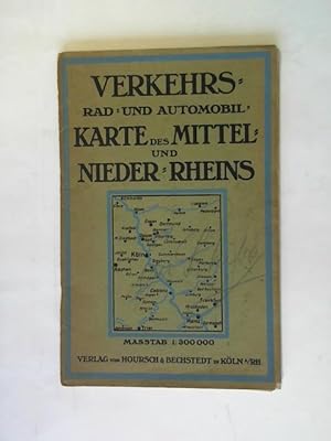 Seller image for Verkehrs-Rad- und Automobil-Karte des Mittel- und Nieder-Rheins for sale by Celler Versandantiquariat