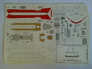 Imagen del vendedor de Feuerschiff, Mastab des Modells 1:250, (Bestellnummer 1033) - 1 Bogen a la venta por Celler Versandantiquariat