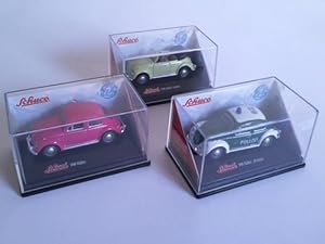 Bild des Verkufers fr 3 Modellautos in Original-Schauksten zum Verkauf von Celler Versandantiquariat