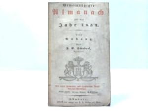 Image du vendeur pour Auf das Jahr 1853. Von F.E. Schuback. Nebst Anhang mis en vente par Celler Versandantiquariat