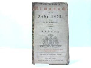 Image du vendeur pour Auf das Jahr 1855. Von F.E. Schuback. Nebst Anhang mis en vente par Celler Versandantiquariat