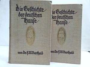 Imagen del vendedor de Die Geschichte der deutsche Hanse. Neue Ausgabe. 2 Bnde a la venta por Celler Versandantiquariat