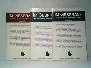 Bild des Verkufers fr Im Gesprch. Hefte der Martin Buber-Gesellschaft. 3 Hefte zum Verkauf von Celler Versandantiquariat