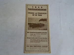 Seller image for Erholungs- und Urlaubsreisen auf der Donau. Taschenfahrplan 1932 for sale by Celler Versandantiquariat