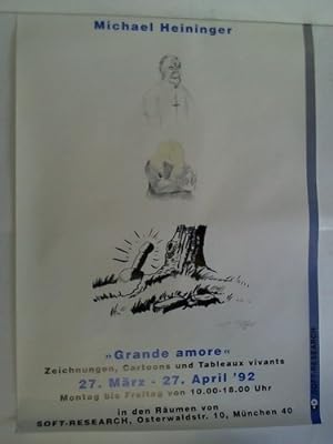 Bild des Verkufers fr Grande amore Zeichnungen, Cartoons und Tableaux vivants - 1 Plakat zum Verkauf von Celler Versandantiquariat