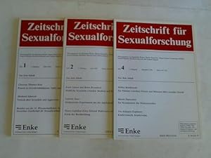 Bild des Verkufers fr Zeitschrift fr Sexualforschung, 2. Jahrgang 1989. Hefte 1, 2 und 4 (ohne Heft 3). 3 Hefte zum Verkauf von Celler Versandantiquariat