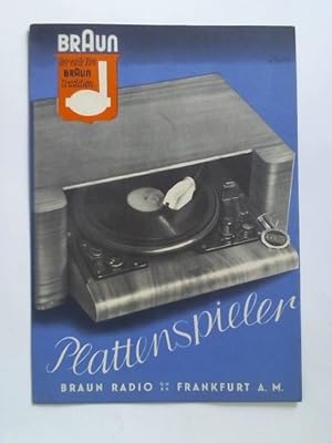 Seller image for Braun Plattenspieler: Der edle Ton Braun Tradition for sale by Celler Versandantiquariat