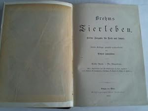 Image du vendeur pour Brehms Tierleben. Kleine Ausgabe fr Volk und Schule, Band 1: Die Sugetiere mis en vente par Celler Versandantiquariat