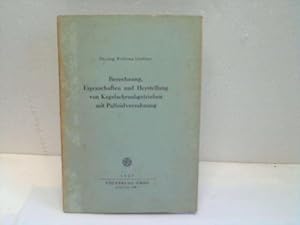 Imagen del vendedor de Berechnung, Eigenschaften und Herstellung von Kegelschraubgetrieben mit Palloidverzahnung a la venta por Celler Versandantiquariat