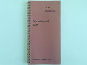 Fahrzeitenheft 2787 gültig ab 01. Januar 1995