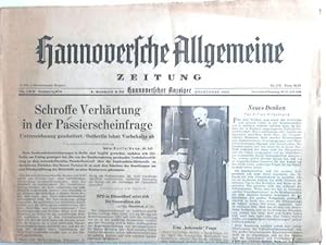 Bild des Verkufers fr Hannoverscher Anzeiger. Ausgabe vom 30./31. Juli 1966. Nr. 175 zum Verkauf von Celler Versandantiquariat