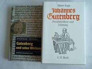 Imagen del vendedor de Johannes Gutenberg. Persnlichkeit und Leistung a la venta por Celler Versandantiquariat