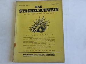 Imagen del vendedor de Das Stachelschwein, Heft 10, Oktober 1925 a la venta por Celler Versandantiquariat