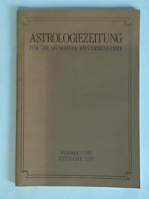 Astrologiezeitung für die Münchner Rhythmenlehre, Nummer 5, September 1987