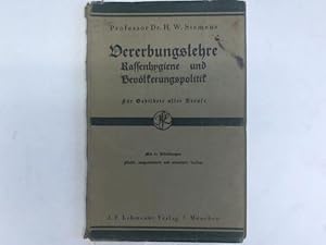 Bild des Verkufers fr Grundzge der Vererbungslehre, Rassenhygiene und Bevlkerungspolitik fr Gebildete aller Berufe zum Verkauf von Celler Versandantiquariat