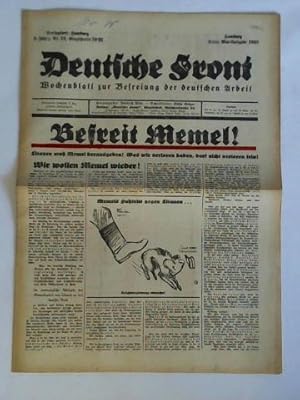 9. Jahrgang 1932, Nr. 19 (Dritte Mai-Ausgabe): Befreit Memel! Litauen muß Memel herausgeben! Was ...
