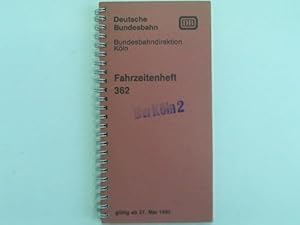 Fahrzeitenheft 362 gültig ab 27. Mai 1990