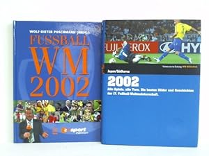 Bild des Verkufers fr Die Fuball-Weltmeisterschaften 2002, Japan, Sdkorea / Fussball WM 2002. Sdkorea und Japan, 31. Mai bis 30. Juni. Zusammen 2 Bnde zum Verkauf von Celler Versandantiquariat