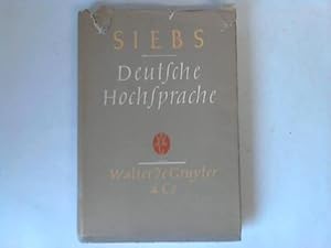 Immagine del venditore per Deutsche Hochsprache. Bhenaussprache venduto da Celler Versandantiquariat