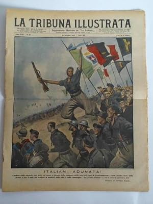 Bild des Verkufers fr Supplemento illustrato de La Tribuna - Anno XLIII, N. 39, 29 settembre 1935: Italiani, Adunata! zum Verkauf von Celler Versandantiquariat