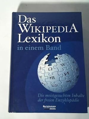 Bild des Verkufers fr Das Wikipedia Lexikon in einem Band zum Verkauf von Celler Versandantiquariat