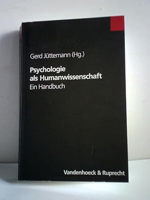 Bild des Verkufers fr Psychologie als Humanwissenschaft. Ein Handbuch zum Verkauf von Celler Versandantiquariat