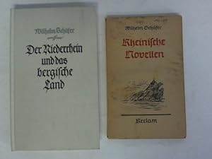 Bild des Verkufers fr Rheinische Novellen/ Der Niederrhein und das bergische Land. 2 Bnde zum Verkauf von Celler Versandantiquariat