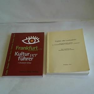 Immagine del venditore per Frankfurt am Main und Umgebung. Kulturverfhrer. Clubs, Theater, Museen, Kinos, Galerien, Events, Szene/ Trophe oder Leichenstein. Kulturgeschichtliche Aspekte des Geschichtsbewutseins in Frankfurt im 19. Jahrhundert. Eine Ausstellung des Historischen Museums Frankfurt. 2 Bnde venduto da Celler Versandantiquariat