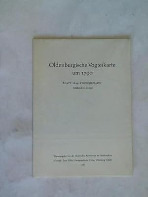 Oldenburgische Vogteikarte um 1790. Blatt 2814 Zwischenahn. Maßstab 1 : 25 000