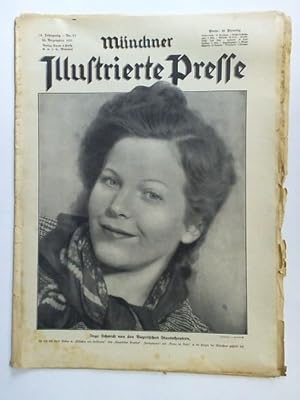 Image du vendeur pour 14 Jahrgang, Nr. 52, 30. Dezember 1937: Inge Schmidt von den Bayerischen Staatstheatern, die sich mit ihren Rollen in Kthchen von Heilbronn, dem Eingebildeten Kranken, Zweigespann und Diana im Bade in die Herzen der Mnchner gespielt hat mis en vente par Celler Versandantiquariat