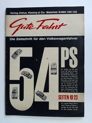 Image du vendeur pour Die Zeitschrift fr den Volkswagenfahrer - Jahrgang 1963; Heft 9 mis en vente par Celler Versandantiquariat