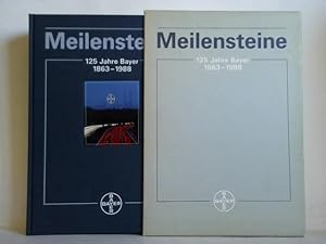 Imagen del vendedor de Meilensteine. 125 Jahre Bayer 1863 - 1988 a la venta por Celler Versandantiquariat