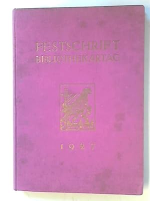 Imagen del vendedor de Festschrift zur 23. Versammlung Deutscher Bibliothekare in Dortmund a la venta por Celler Versandantiquariat