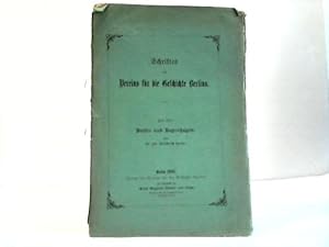 Seller image for Schriften des Vereins fr die Geschichte Berlins. Heft XLI: Berlin und Kopenhagen for sale by Celler Versandantiquariat
