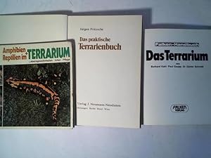 Seller image for Amphibien + Reptilien im Terrarium. Lebensgewohnheiten - Arten - Pflege/ Das praktische Terrarienbuch/ Das Terrarium. 3 Bnde for sale by Celler Versandantiquariat