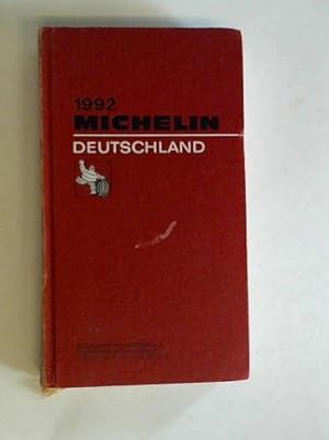 Seller image for Michelin Deutschland 1992 for sale by Celler Versandantiquariat