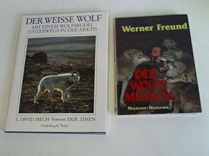 Seller image for Der weie Wolf. Mit einem Wolfsrudel unterwegs in der Arktis/ Der Wolfsmensch. 2 Bnde for sale by Celler Versandantiquariat