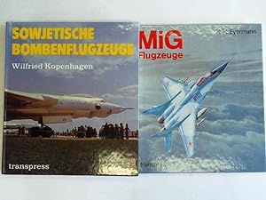 Bild des Verkufers fr Sowjetische Bombenflugzeuge/ MiG-Flugzeuge. 2 Bnde zum Verkauf von Celler Versandantiquariat
