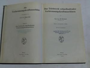 Seller image for Das Triebwerk schnellaufender Verbrennungskraftmaschinen for sale by Celler Versandantiquariat