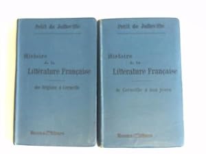 Histoire de la litterature francaise, Band I und II. 2 Bände